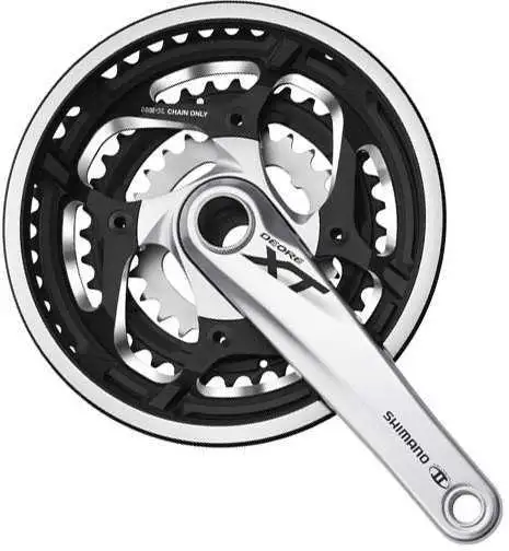 Vevparti Shimano XT FC-T781 Trekking 3 x 10 växlar 48/36/26T 175 mm silver