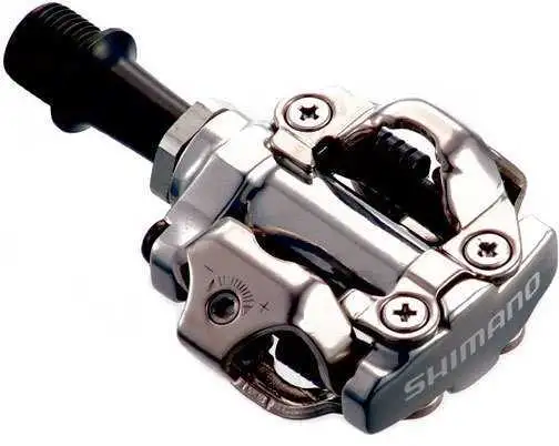 Cykelpedaler Shimano PD-M540 silver inkl. pedalklossar