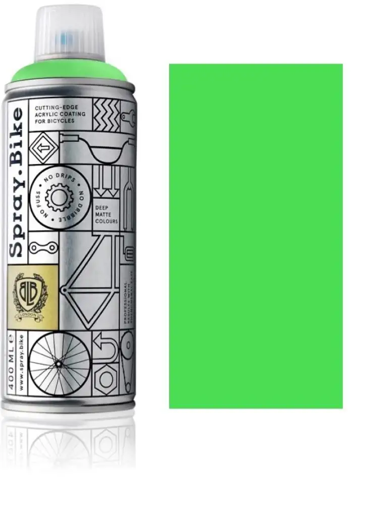 Spray.Bike sprayfärg 400 ml fluorescerende grön