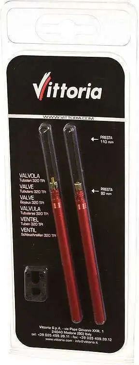 Ventilförlängare Vittoria Rvc Utbytesventil 2-pack 60 mm röd