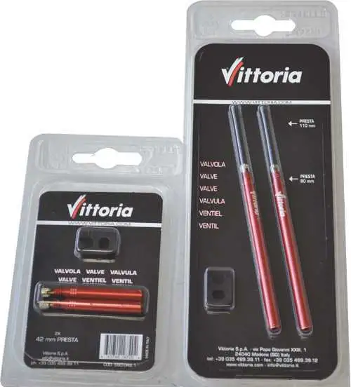Ventilförlängare Vittoria Red Anodized 110 mm