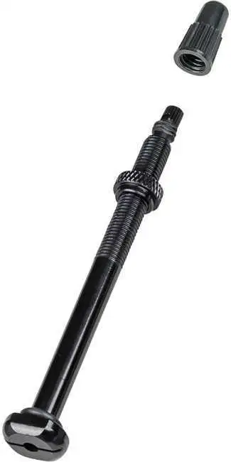 Tubelessventil Bontrager TLR Round 80 mm svart