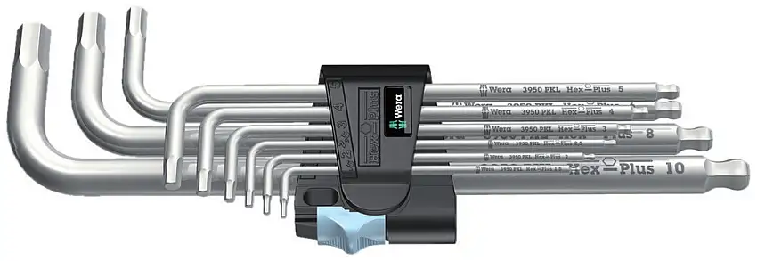 Wera 3950/9 Stainless Insexnyckel Set