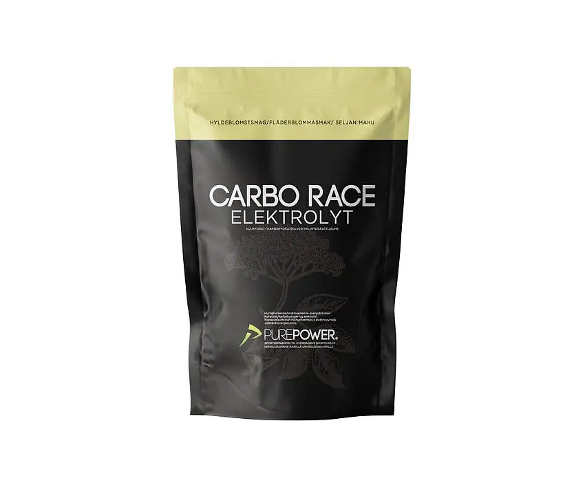 Sportdryck PurePower Carbo Race Electrolyte 1kg fläder
