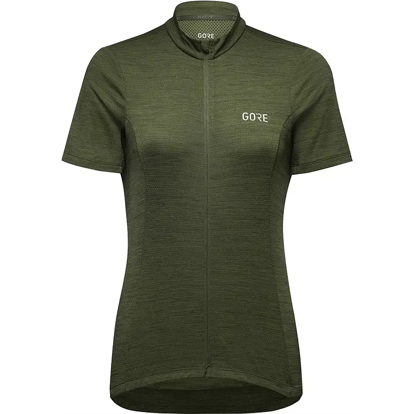Cykeltröja Gorewear C3 Jersey Women Utility Green