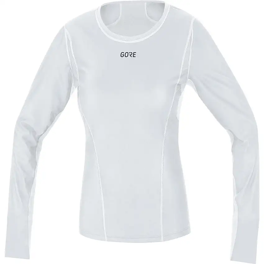 Underställ Gorewear M Gore Windstopper Base Thermo LS Shirt Women Light Grey/White