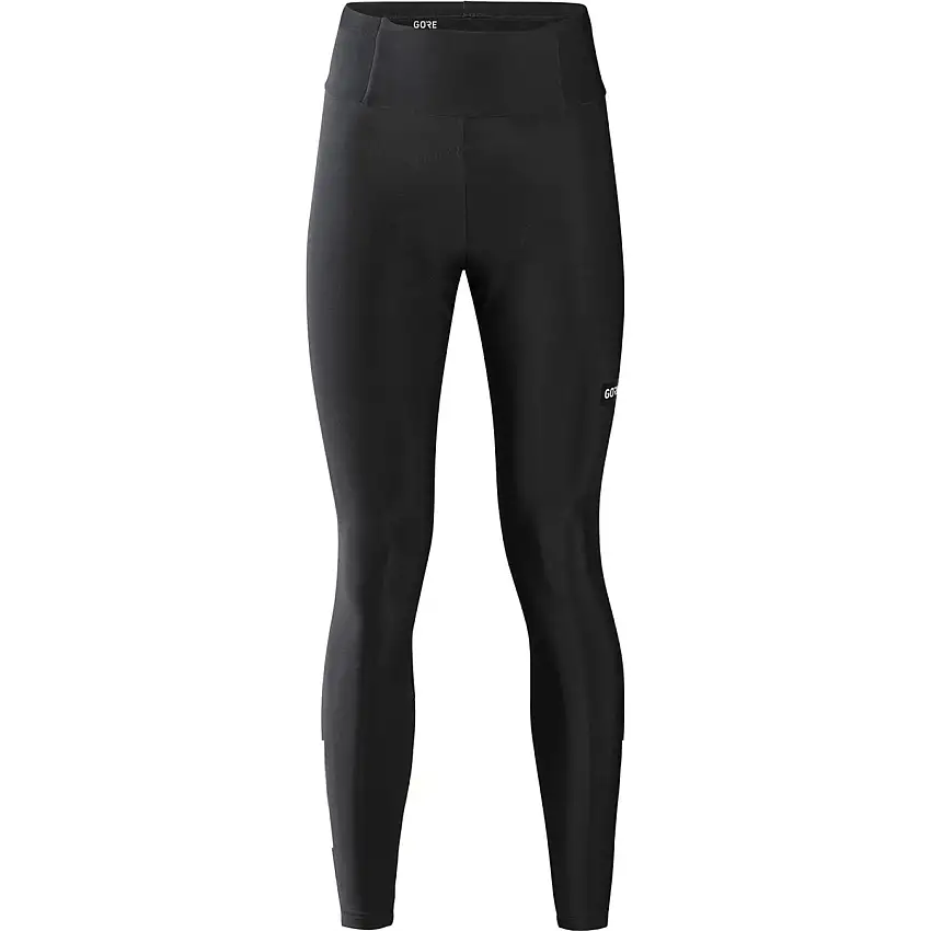 Cykelbyxor Gorewear Progress Thermo Tights+ Women Black/Neon Yellow