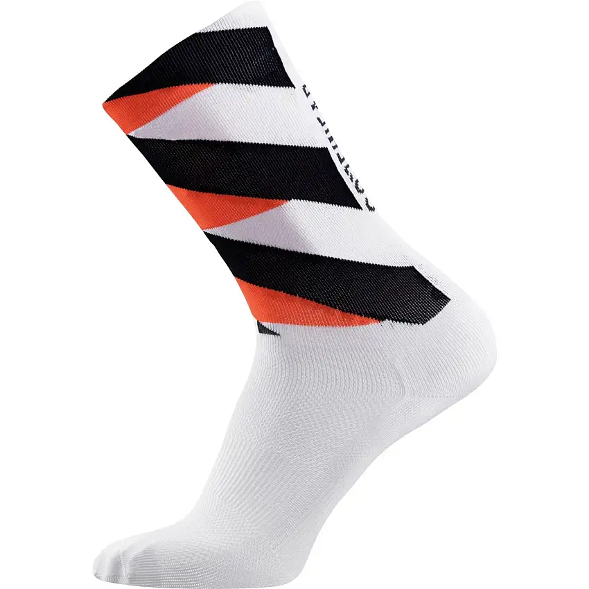 Strumpor Gorewear Essential Signal Socks White/Fireball