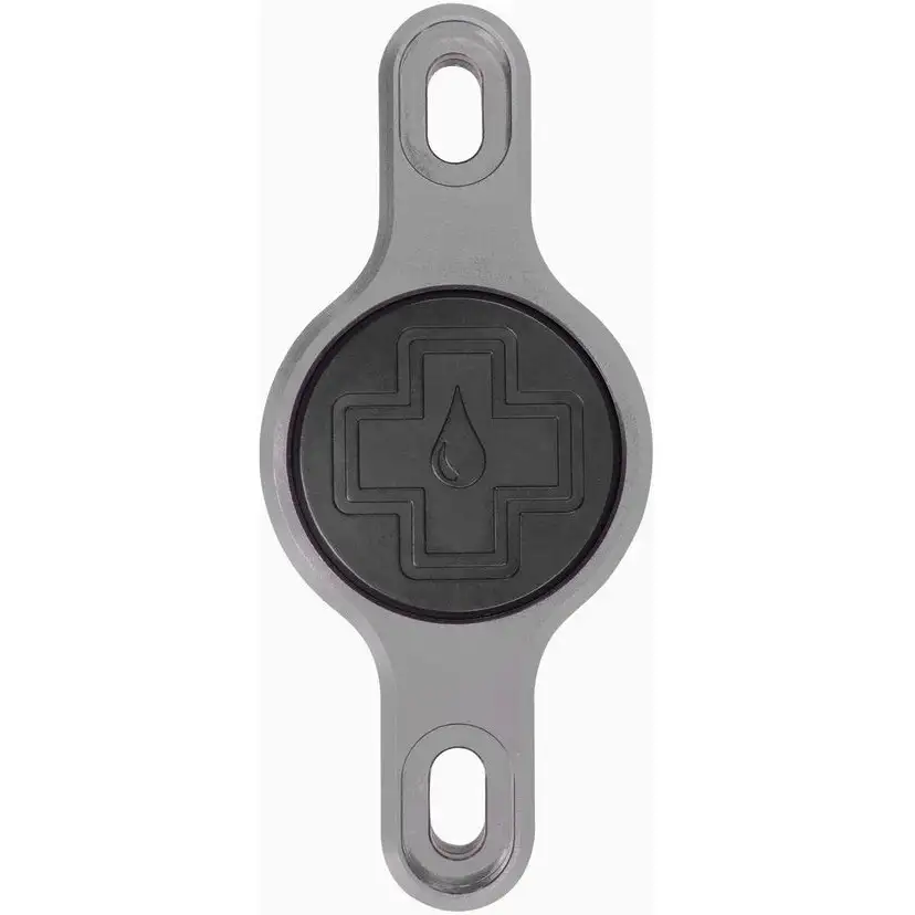 Hållare för Apple-Airtag MUC-OFF Secure Tag Holder 2.0 Silver