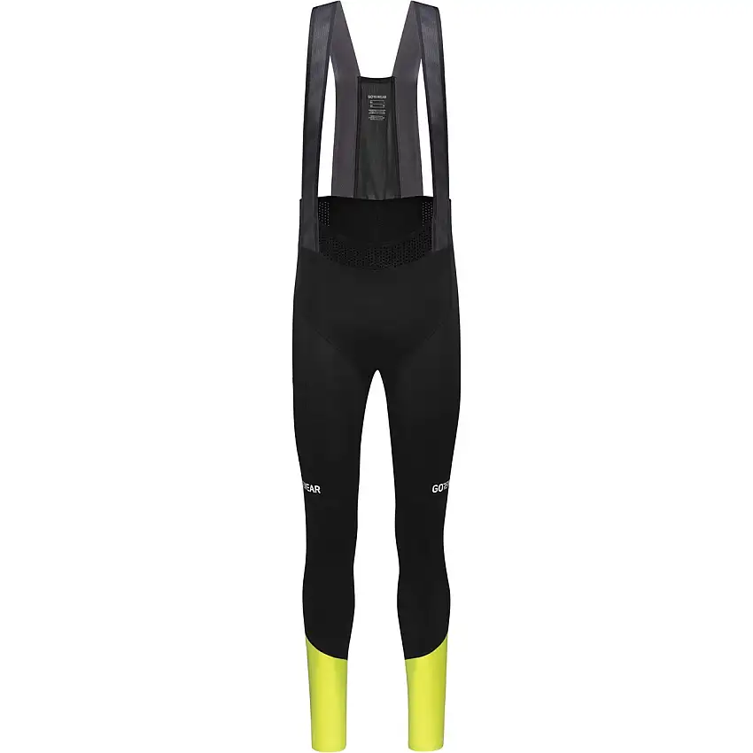 Cykelbyxor GoreWear Spinshift Thermo Bib Tights+ Mens Black/Neon Yellow