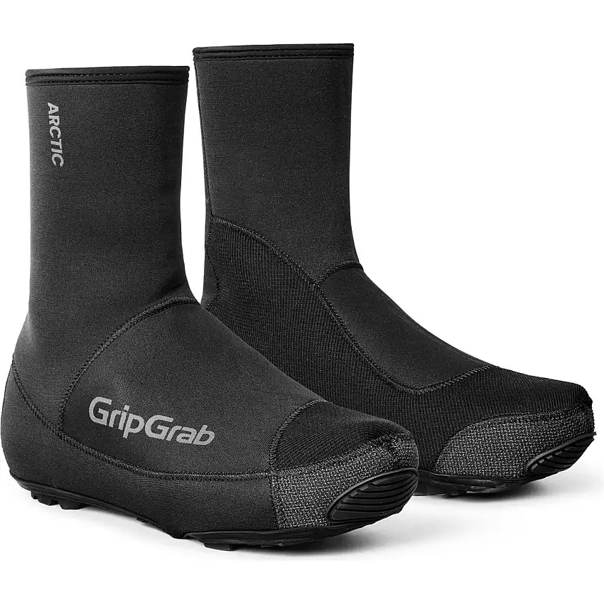 Skoöverdrag GripGrab Arctic 2 Waterproof Deep Winter Gravel Black