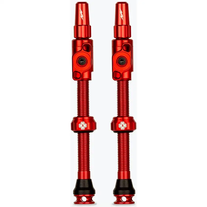Tubelessventil MUC-OFF Big Bore Lite 60mm Röd