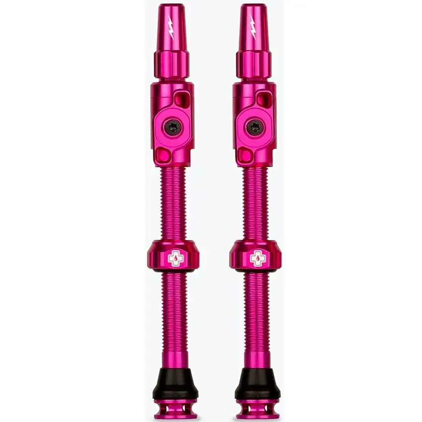 Tubelessventil MUC-OFF Big Bore Lite 60mm Rosa