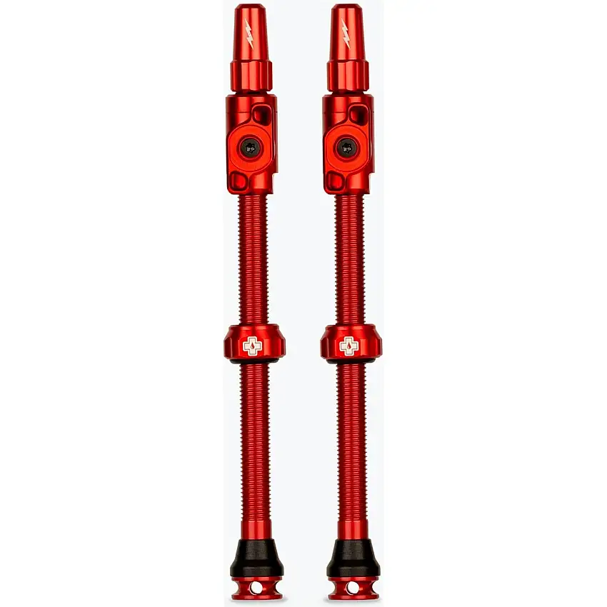 Tubelessventil MUC-OFF Big Bore Lite 80mm Röd