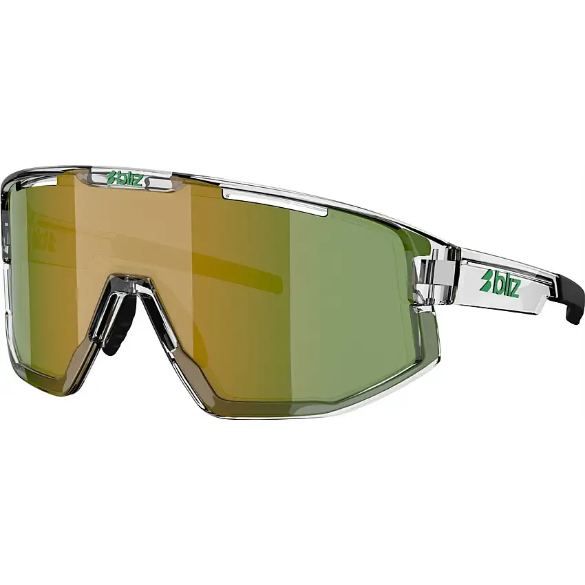 Cykelglasögon Bliz Fusion Small Transparent White-Green