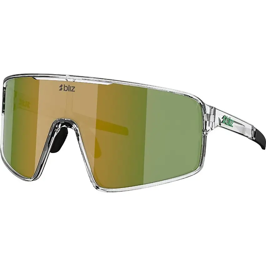 Cykelglasögon Bliz P001 Transparent White-Green