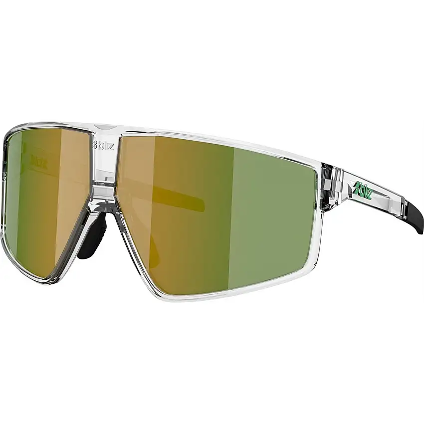Cykelglasögon Bliz P002S Transparent White-Green