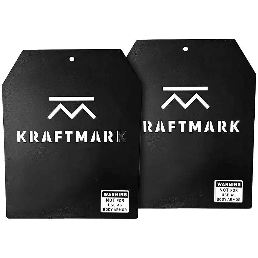 Viktskivor till väst Kraftmark Plate Tactical Black