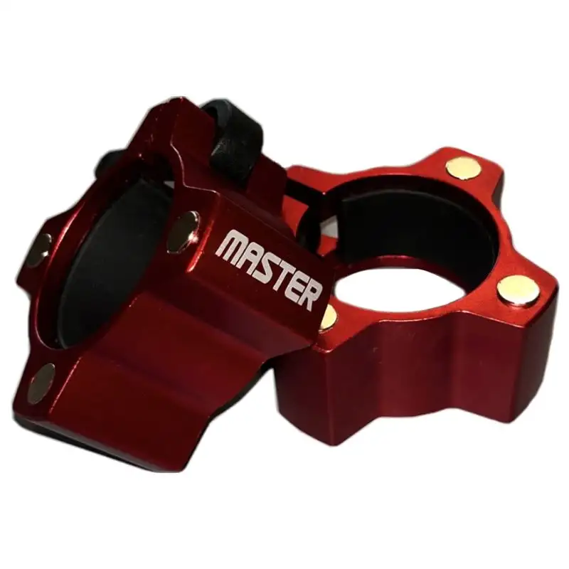 Snabblås Master Fitness Alu/Magnet Snabblås 50mm Red (2st)