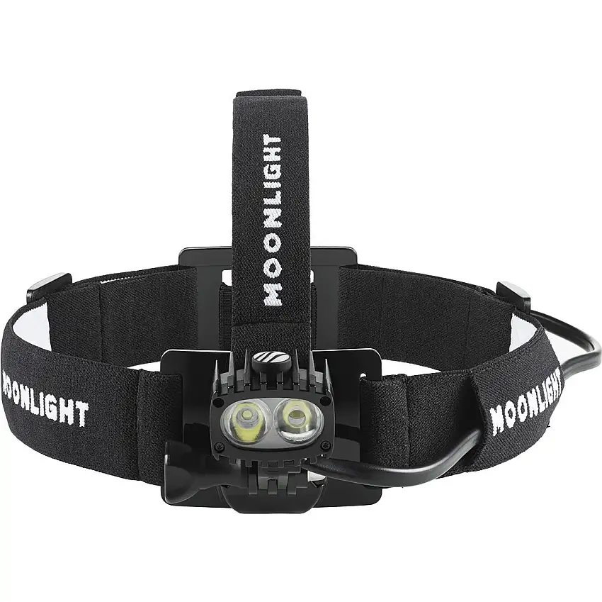 Pannlampa MOONLIGHT Bright as Day 800 Black