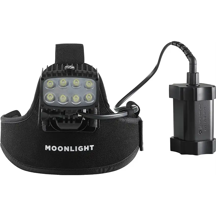Pannlampa MOONLIGHT Bright as Day 4000 Black