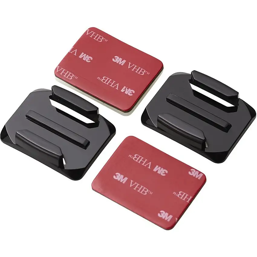 Lampfäste MOONLIGHT Curved Adhesive Mounts (x2) Black