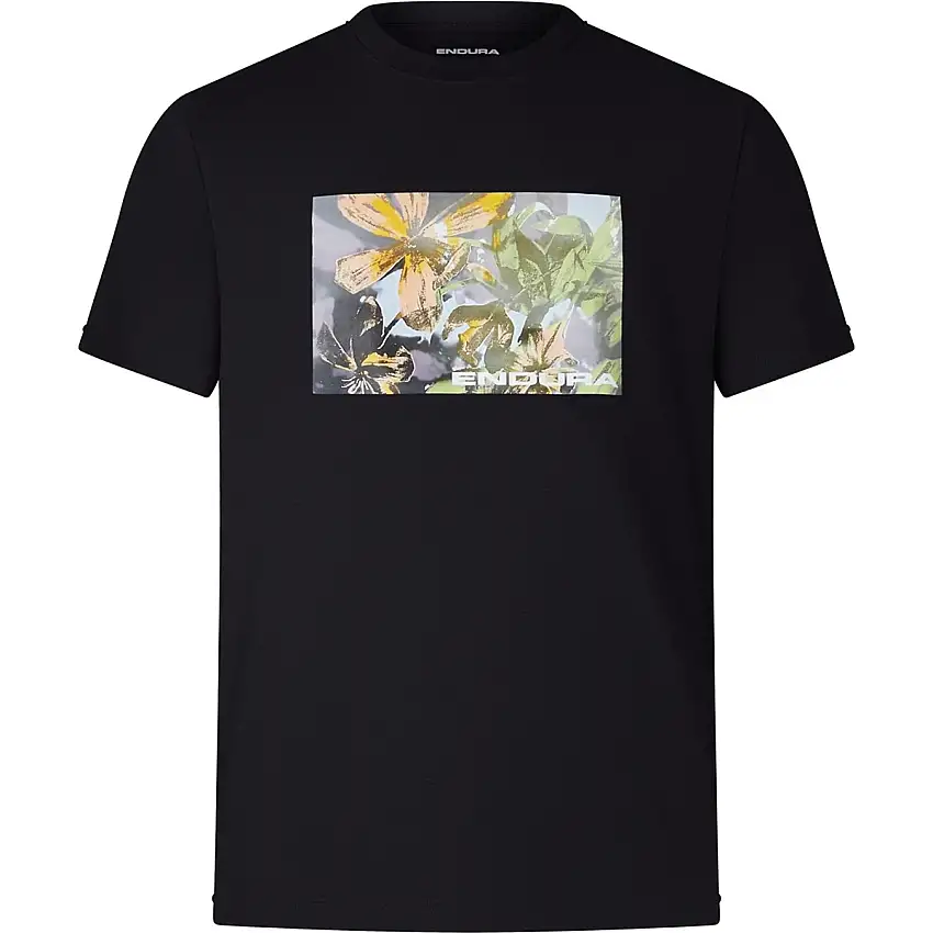 Cykeltröja Endura Ltd Graphic Tee Stacklogo Black