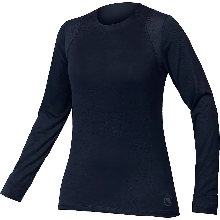 Cykeltröja Endura Wms Singletrack L/S Jersey Midnight Navy