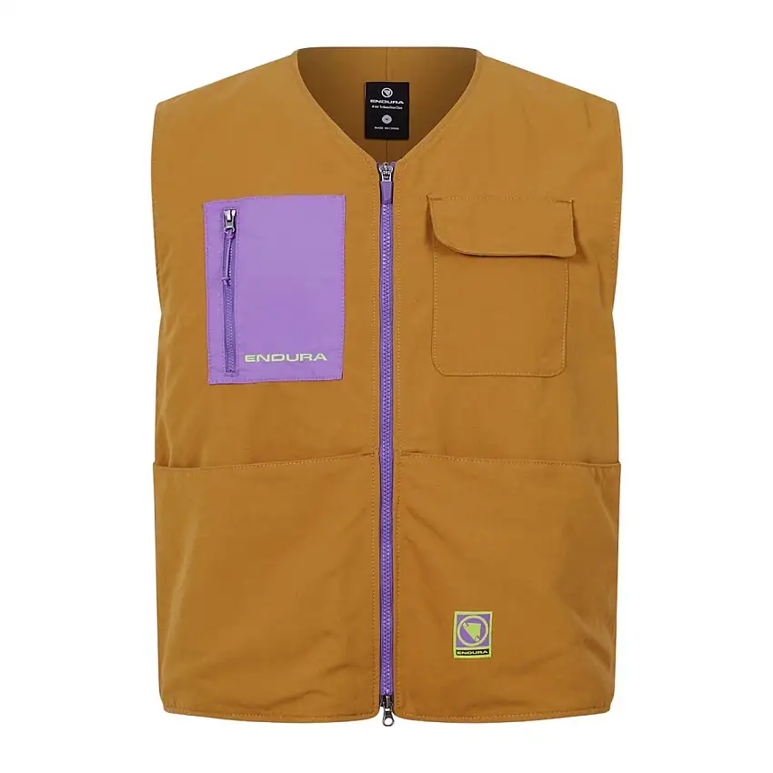 Cykelväst Endura Forty1Thirty Vest Bronze