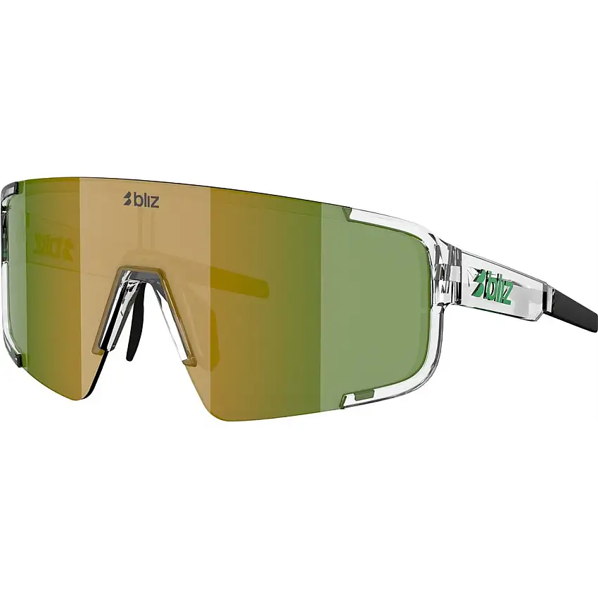 Cykelglasögon Bliz P003S Transparent White-Green