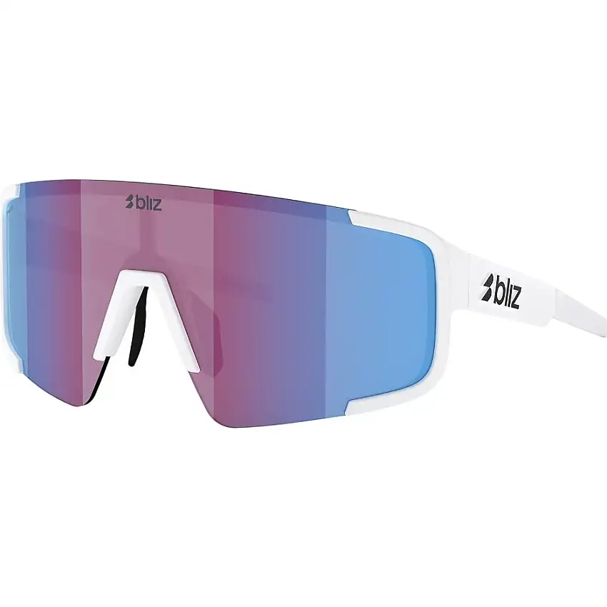 Cykelglasögon Bliz P003 Matte White-Rose/Violet Mirror Blue