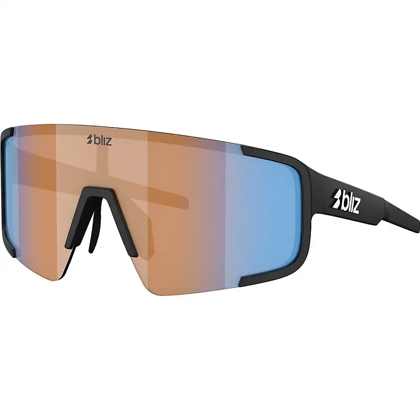 Cykelglasögon Bliz P003 Matte Black-Coral/Orange Mirror Blue