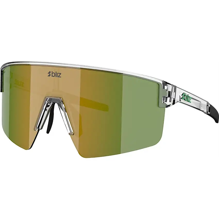 Cykelglasögon Bliz P004S Transparent White-Green