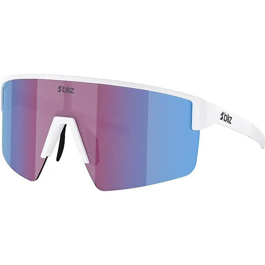 Cykelglasögon Bliz P004 Matte White-Rose/Violet Mirror Blue