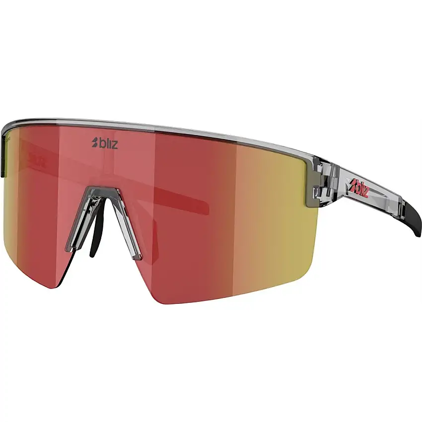 Cykelglasögon Bliz P004 Transparent Dark Grey-Red