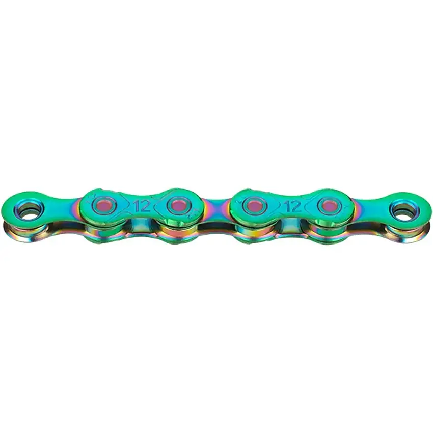 Kedja KMC Chain X12 Aurora Green WAXED 126L