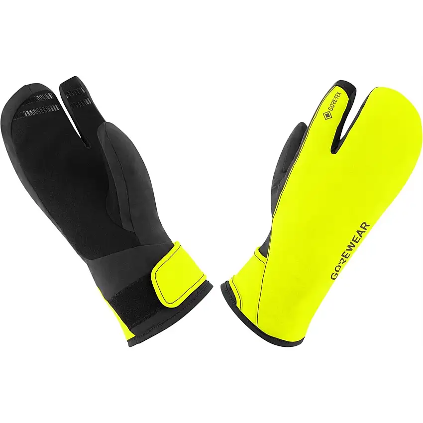 Cykelhandskar GoreWear Gore-Tex Insulated Trigger Gloves Neon Yellow/Black