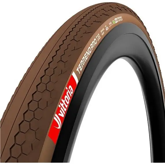 Cykeldäck Vittoria Terreno Pro T10 TLR ECO Brown 35-622