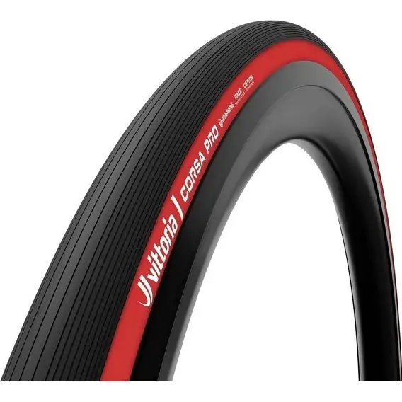 Cykeldäck Vittoria Corsa Pro Red TLR G2 Black/Red 28-622