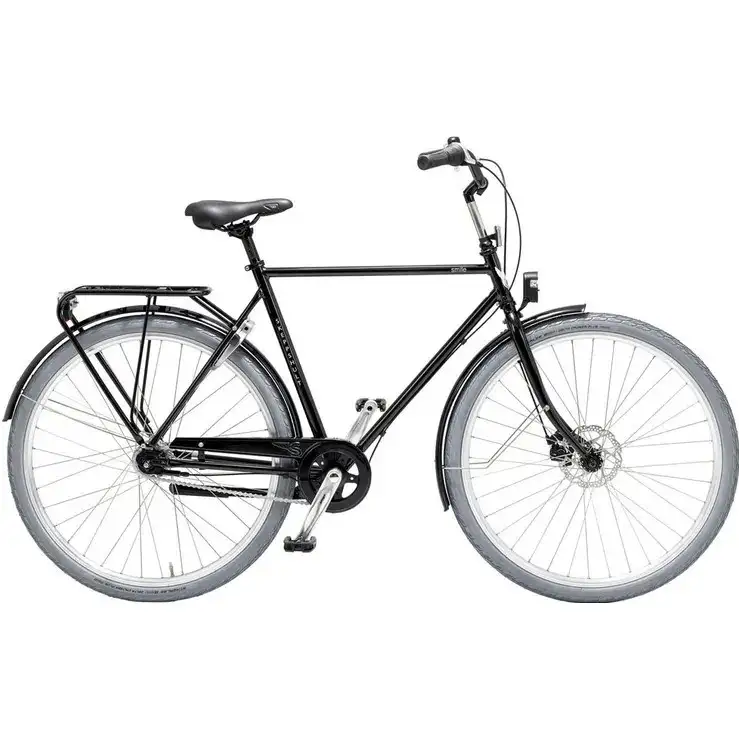Herrcykel Skeppshult Smile Herr 3-Vxl Spegelsvart