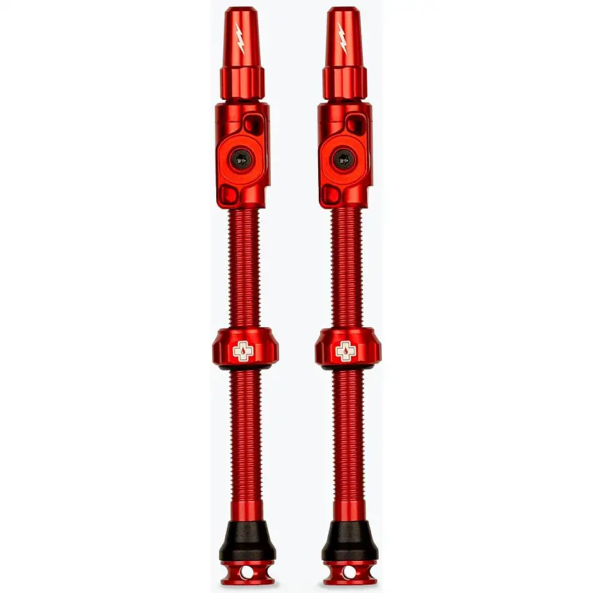 Tubelessventil MUC-OFF Big Bore Lite 70mm Röd