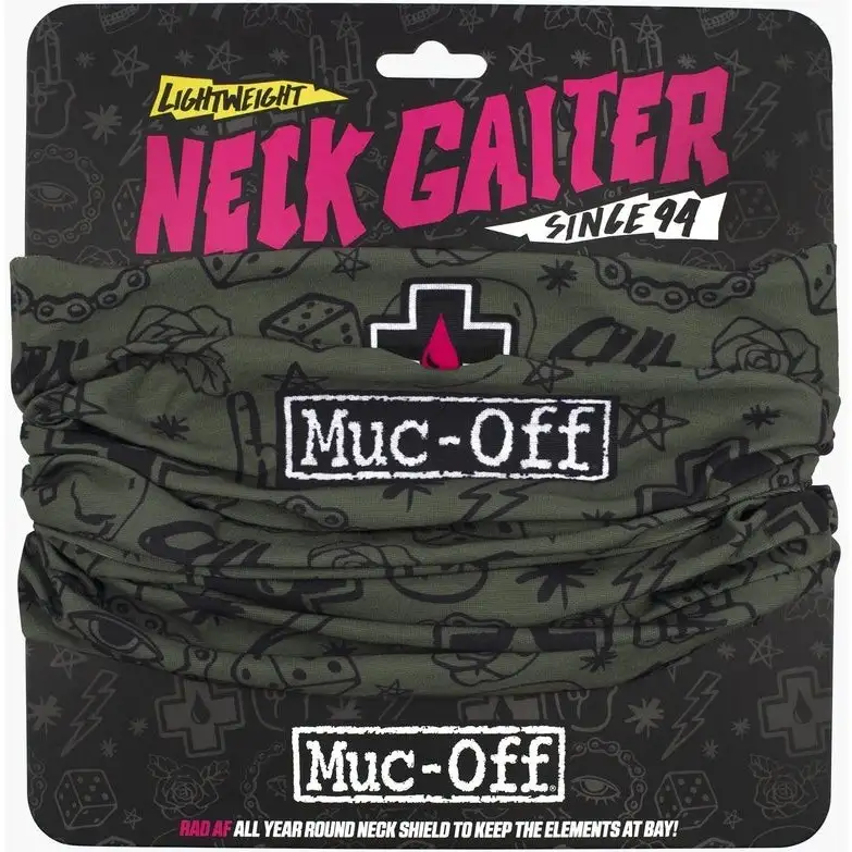 Nackvärmare MUC-OFF Lightweight Green Punk