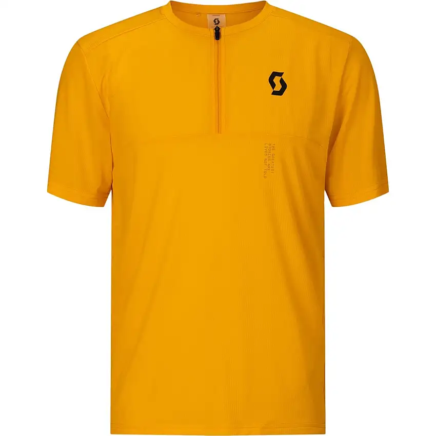 Cykeltröja Scott Tee Vertic Zip SS M's Gleam Orange