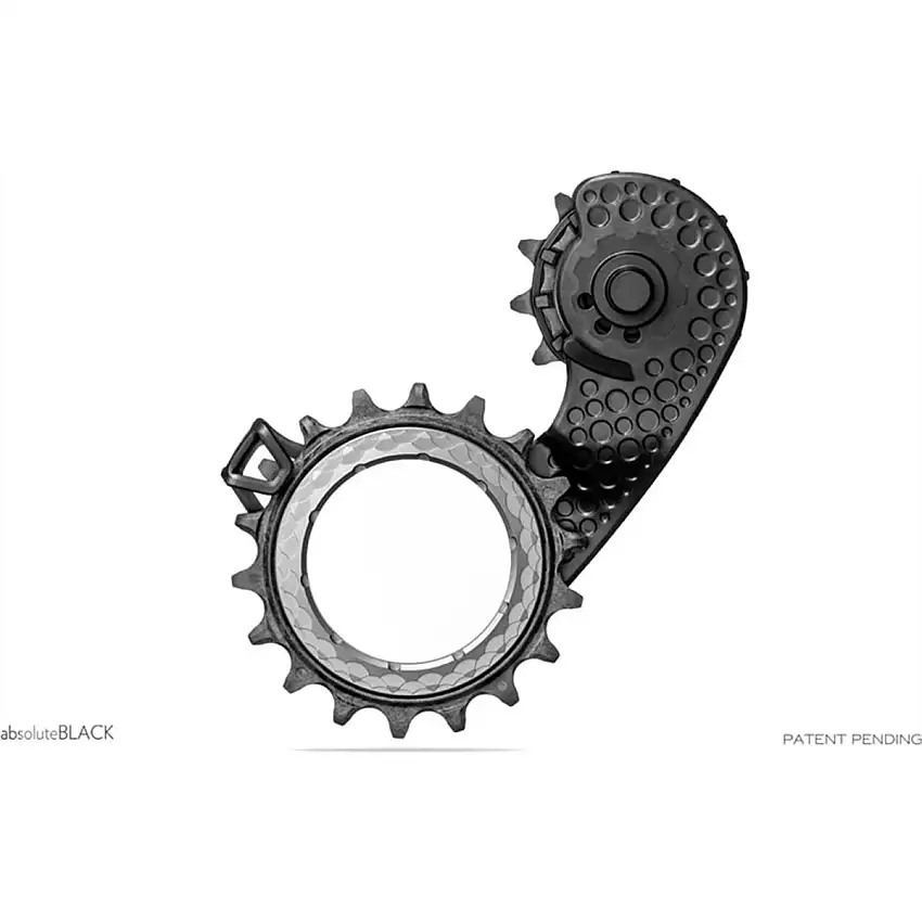 absoluteBLACK HOLLOWcage För Shimano Road Black