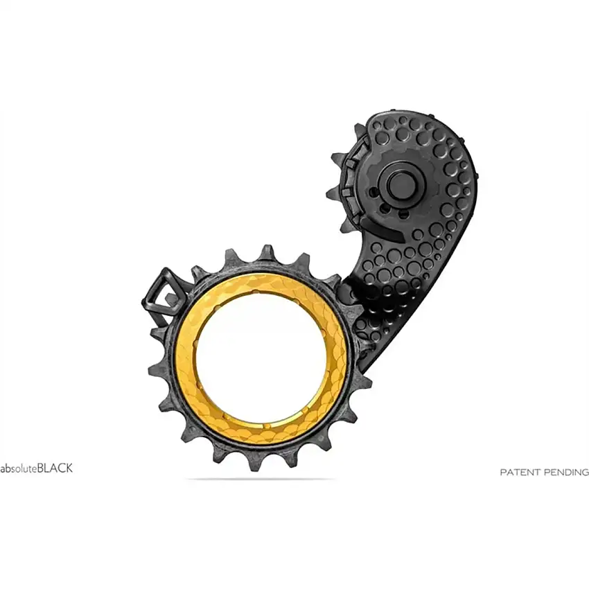 absoluteBLACK HOLLOWcage För SRAM AXS Road Gold