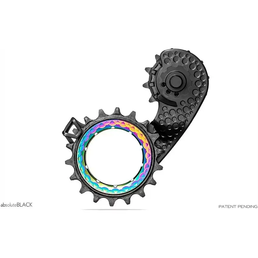 absoluteBLACK HOLLOWcage För Shimano Road Rainbow