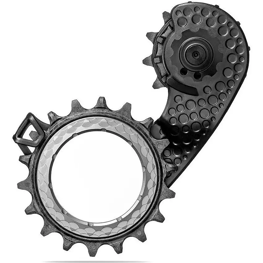 absoluteBLACK HOLLOWcage För Shimano Dura-Ace R9200 Titanium