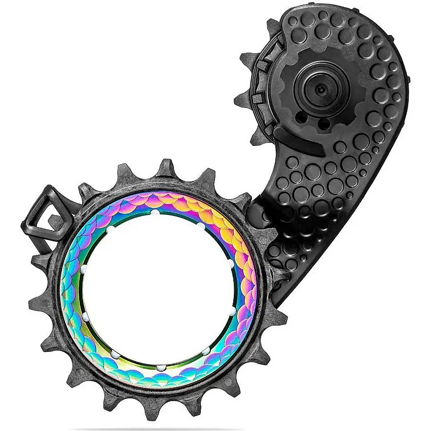 absoluteBLACK HOLLOWcage För Shimano Ultegra R8100 Rainbow