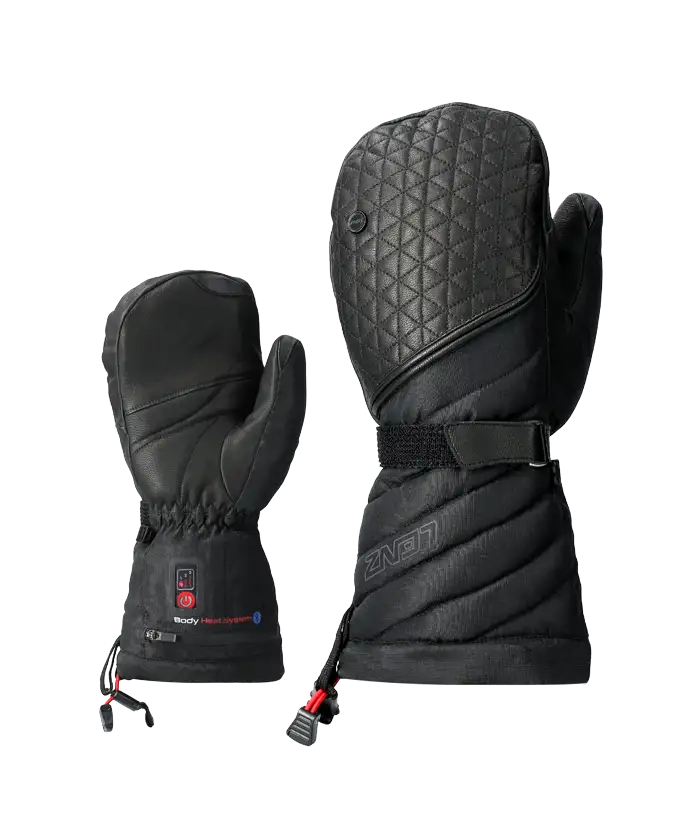 Värmehandskar Lenz Heat Glove 6.0 Finger Cap Mittens Women Black
