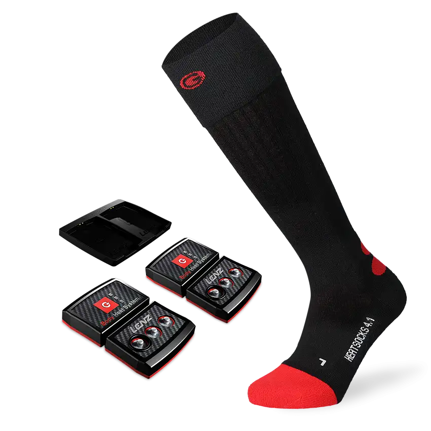 Värmestrumpor Lenz Set Of Heat Sock 4.1 + Heat Pack